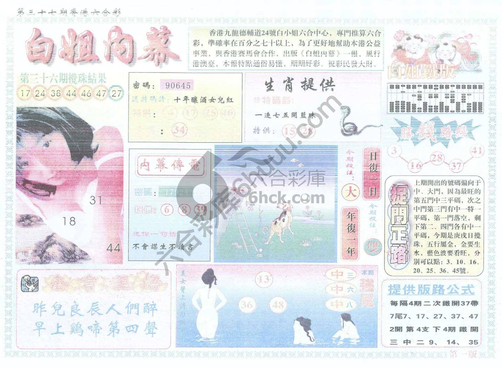 白姐内幕