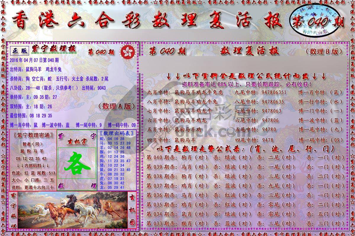 数理复活报