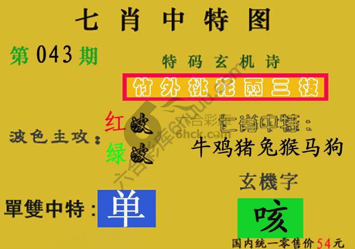 七肖中特图