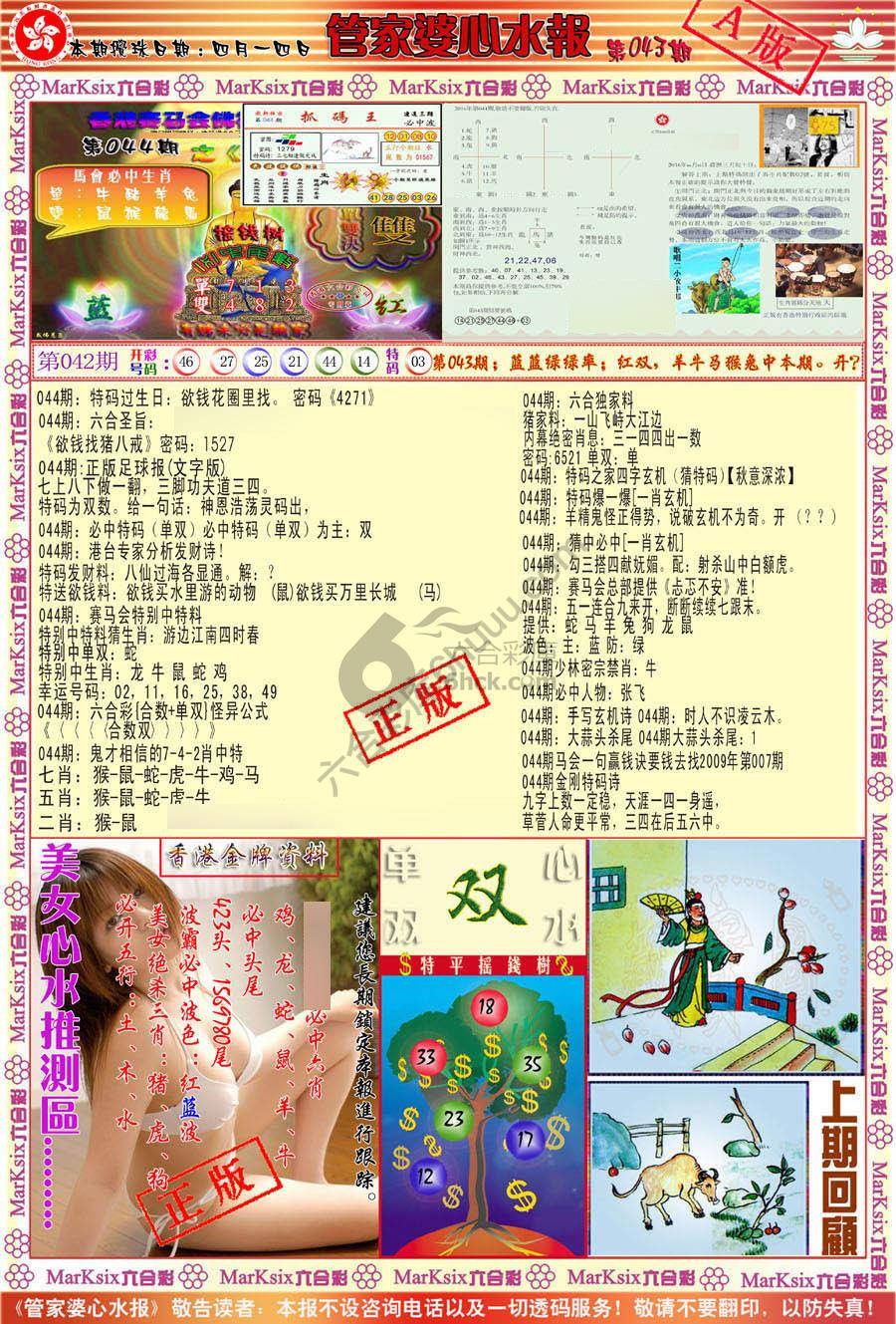 管家婆心水报