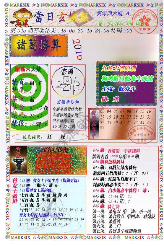 当日玄机报