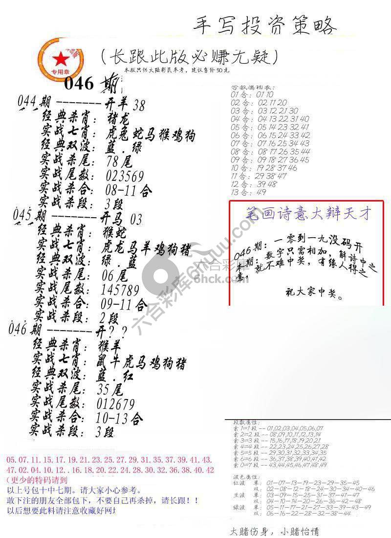 手写投资策略