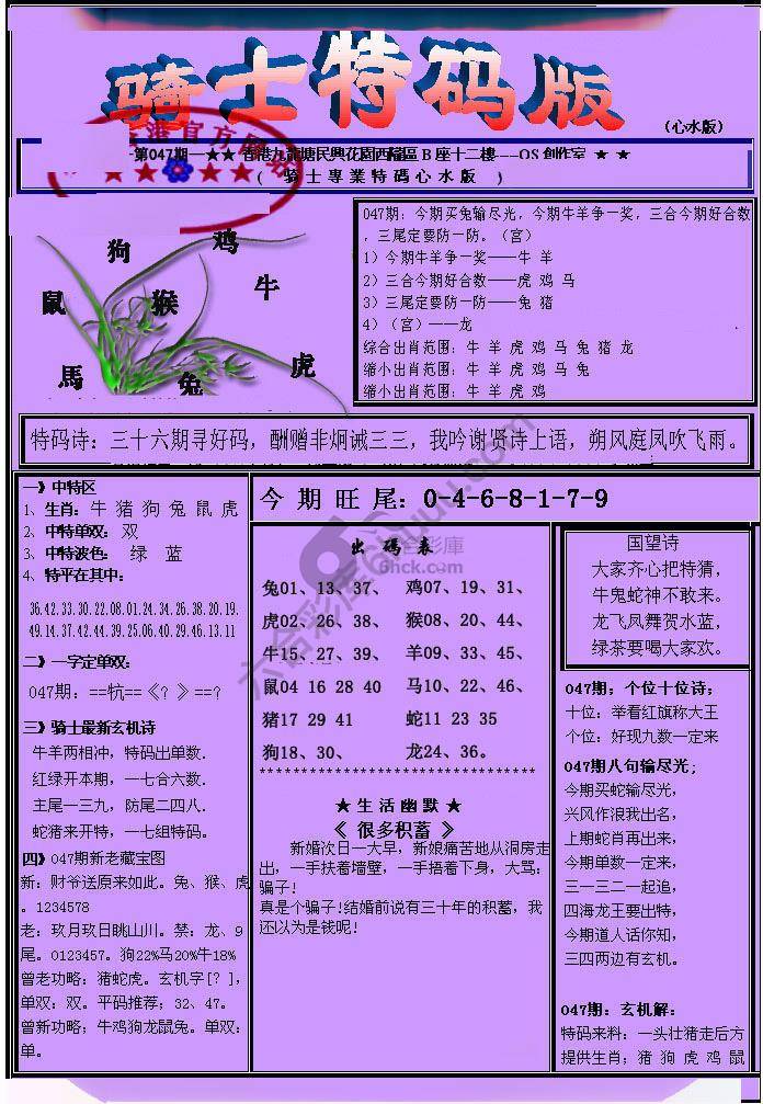 另类骑士特码版