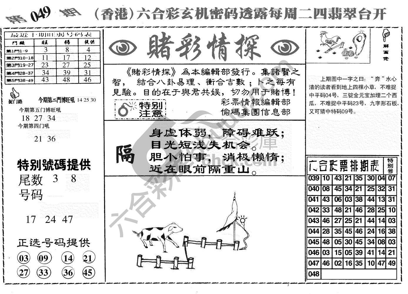 赌彩情探