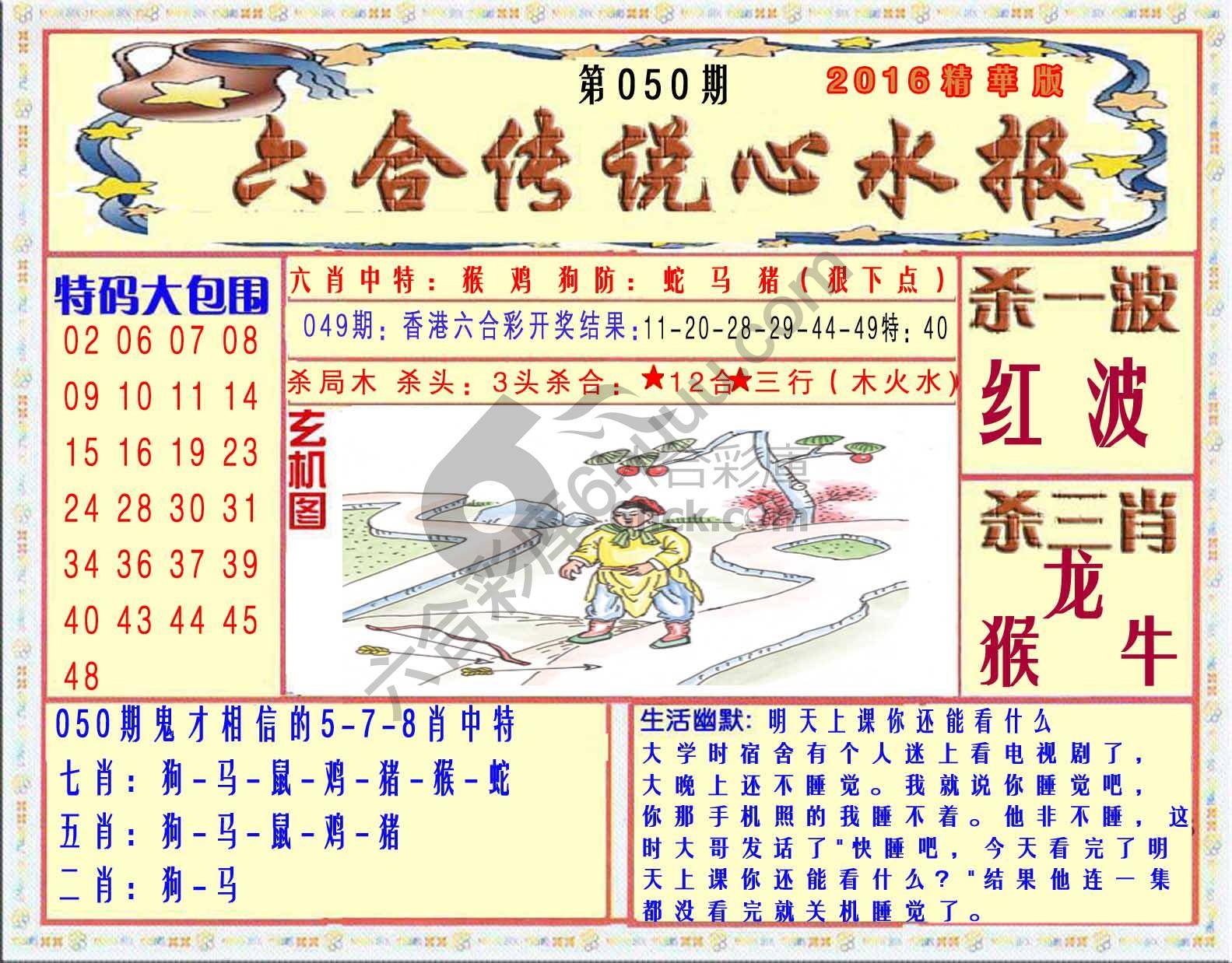 六合传说心水报