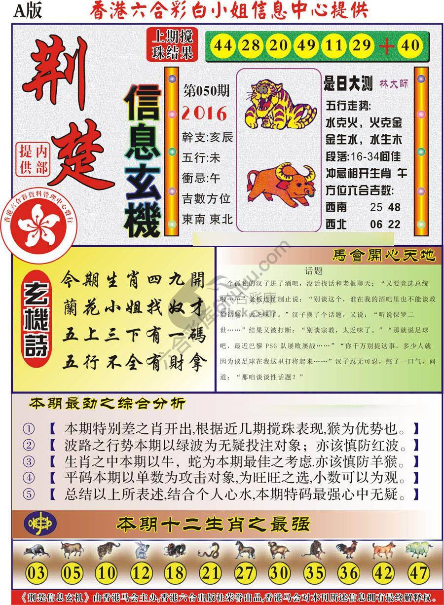 荆楚信息玄机