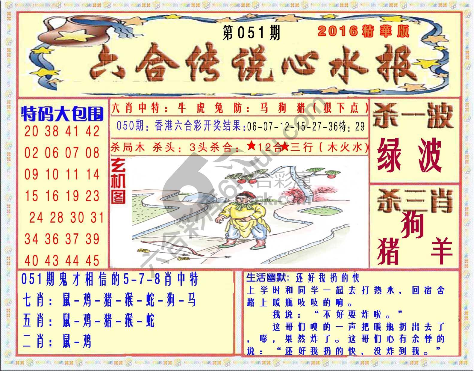 六合传说心水报