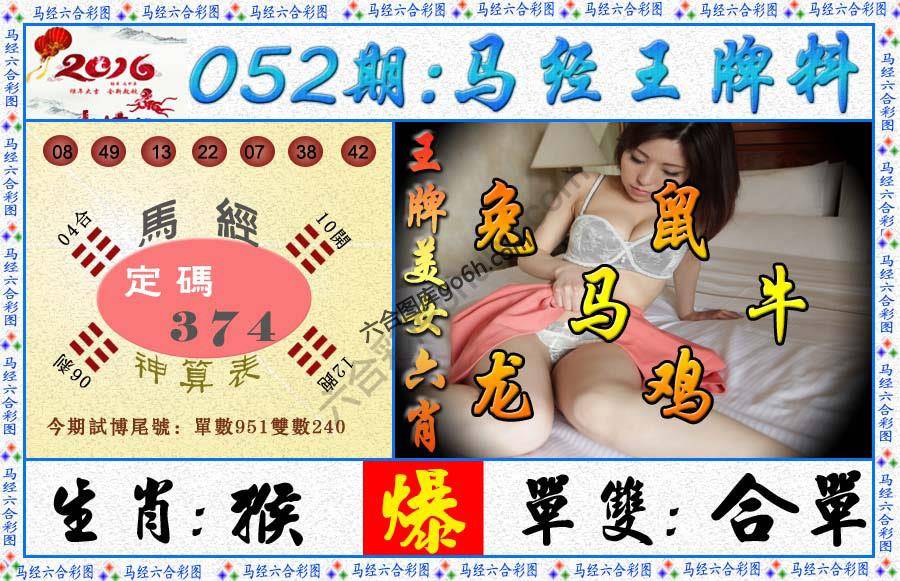 马经王牌料