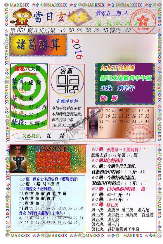 当日玄机报