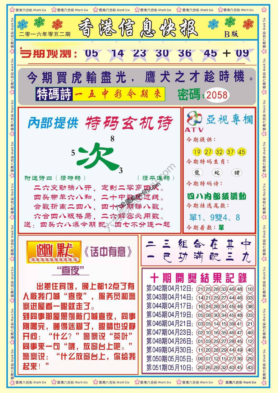 香港信息快报