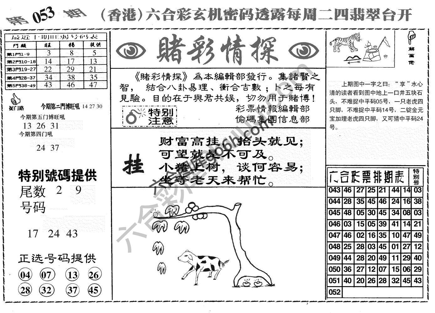 赌彩情探