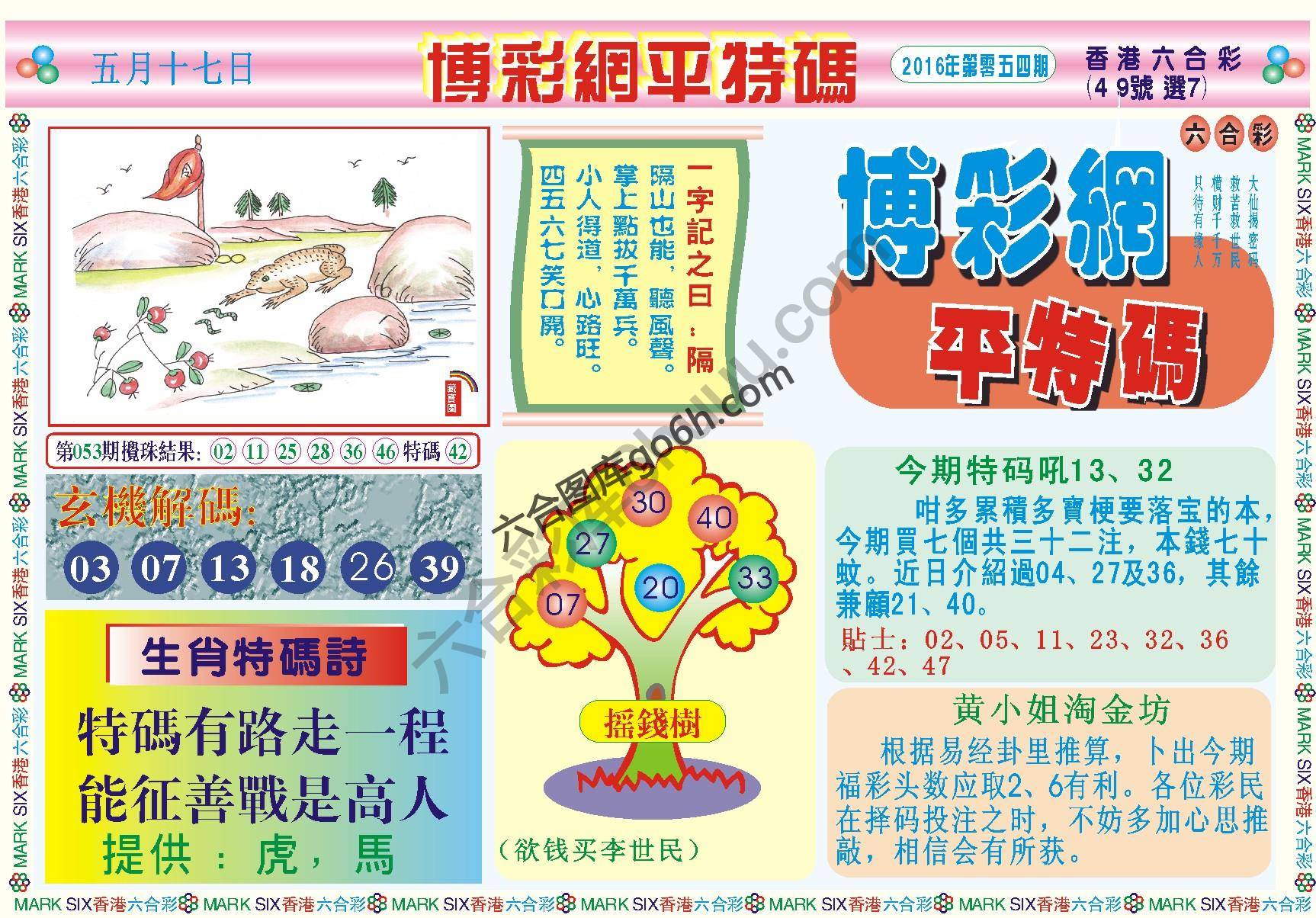 博彩网平特码