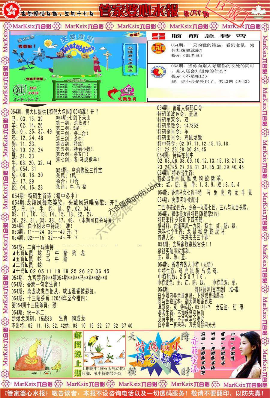 管家婆心水报