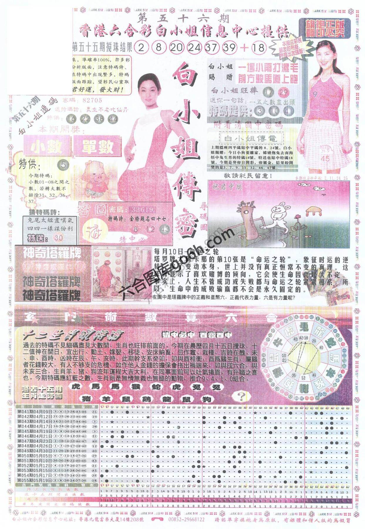 白小姐传密