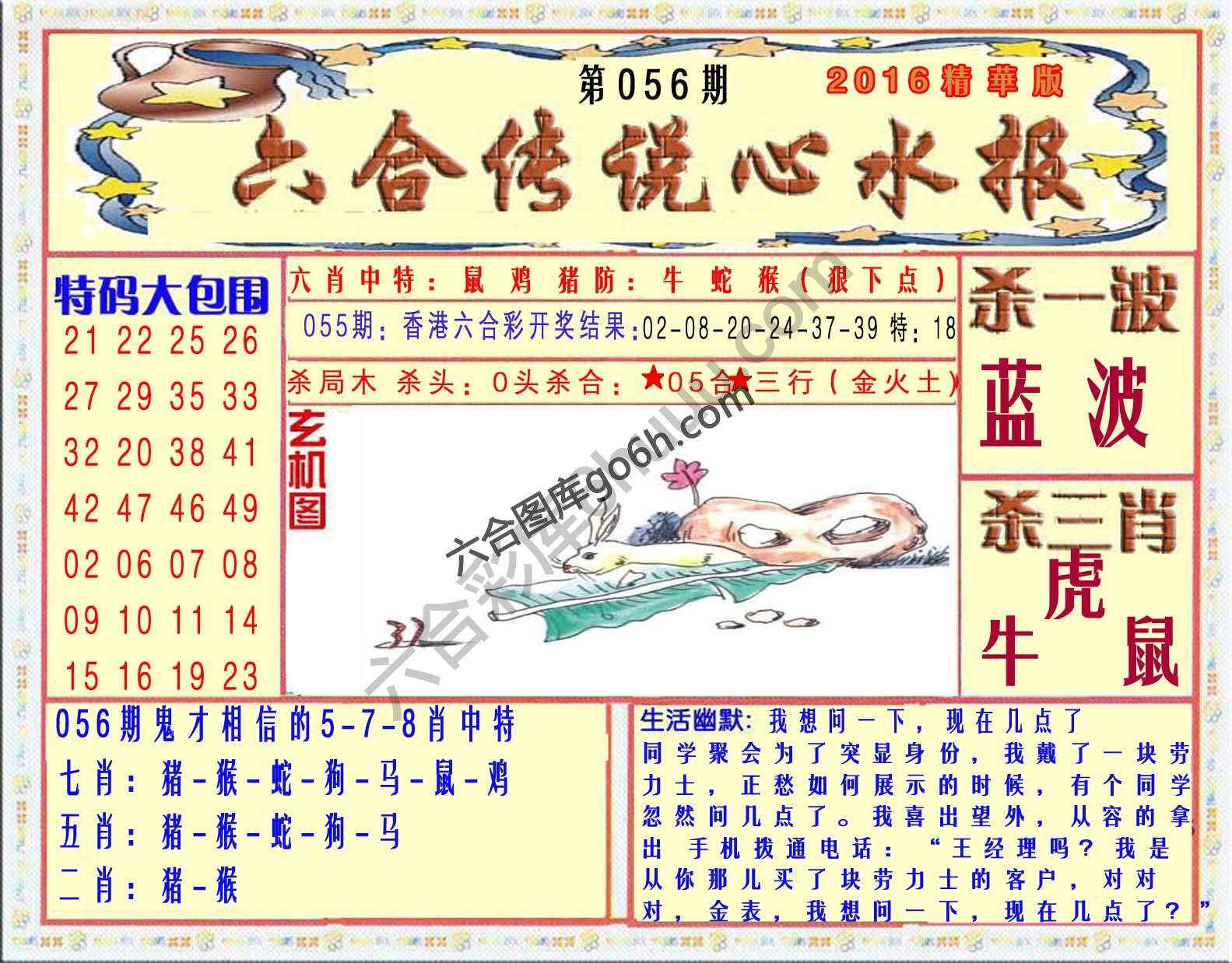 六合传说心水报