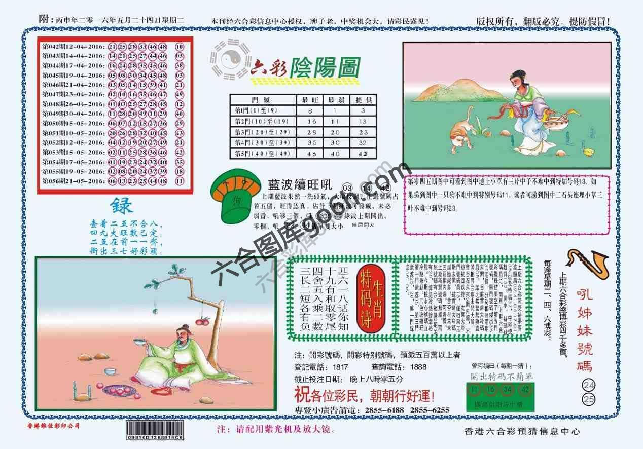 六彩阴阳图