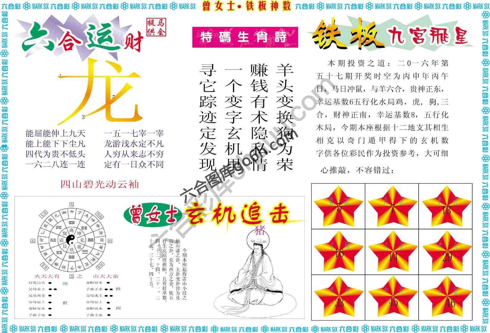 曾女士铁板神数