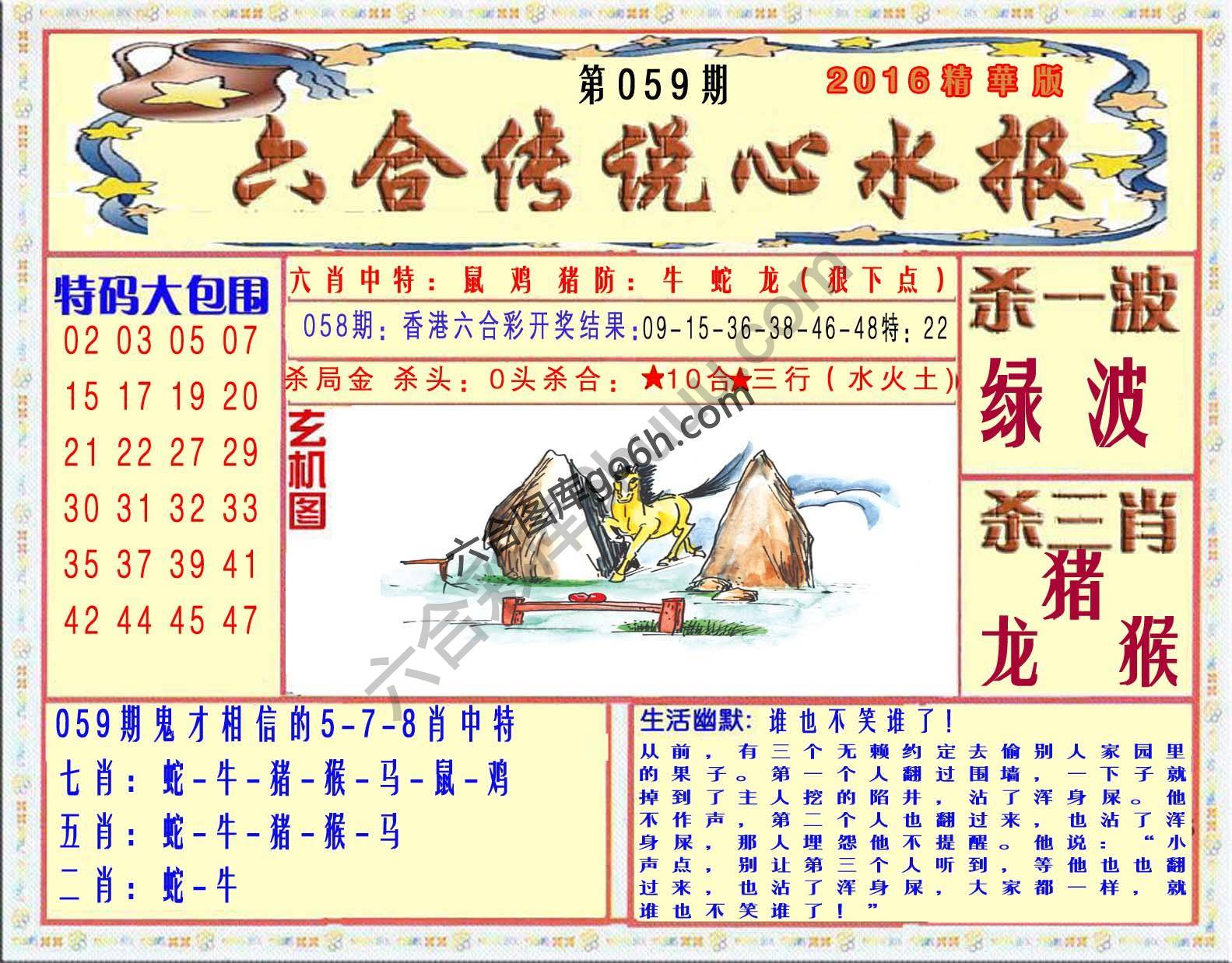 六合传说心水报