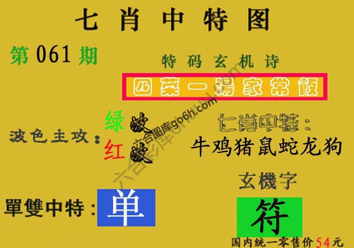 七肖中特图