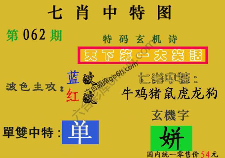 七肖中特图