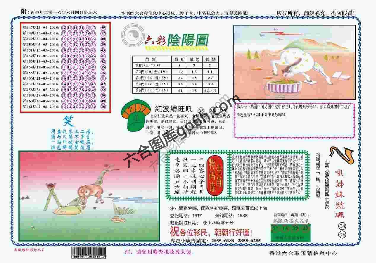 六彩阴阳图