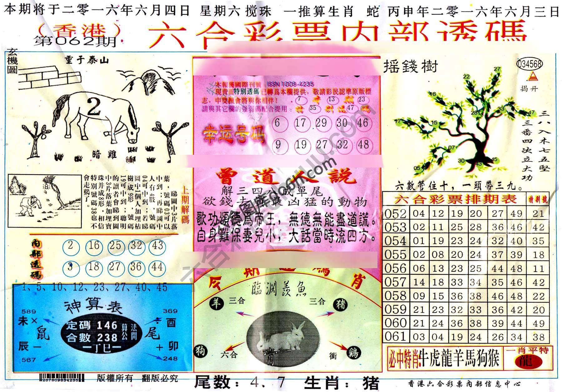 六合内部透码香港版