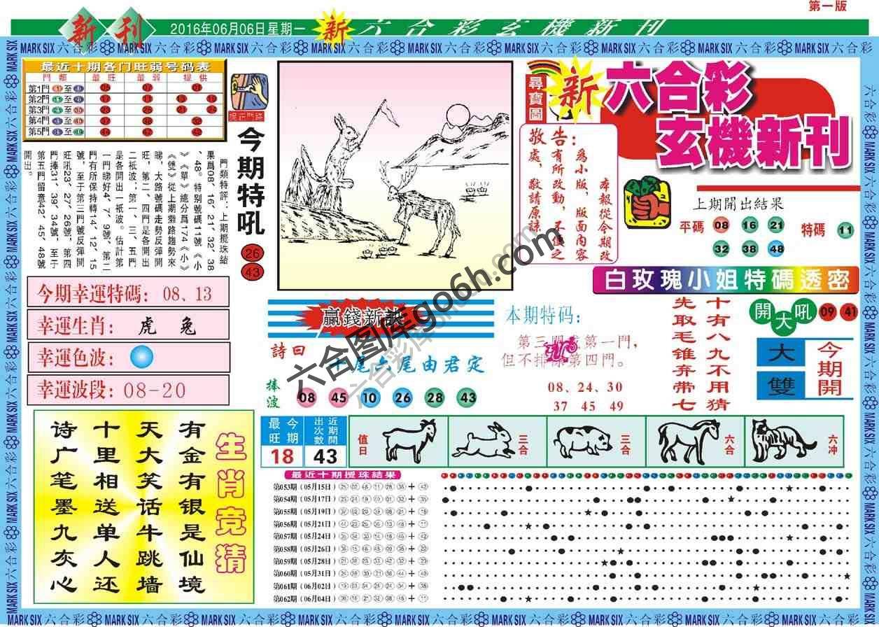 六合彩玄机新刊