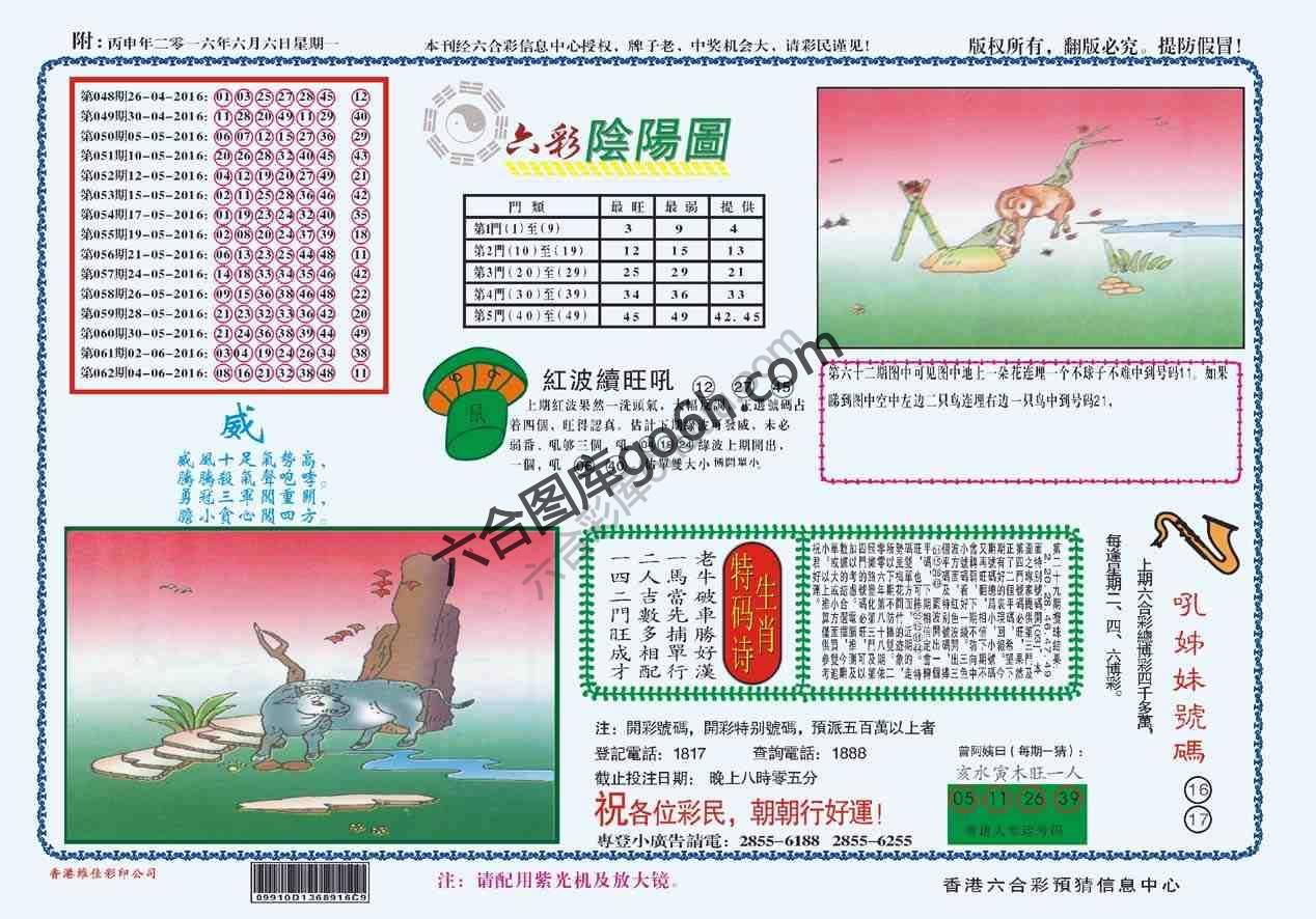 六彩阴阳图
