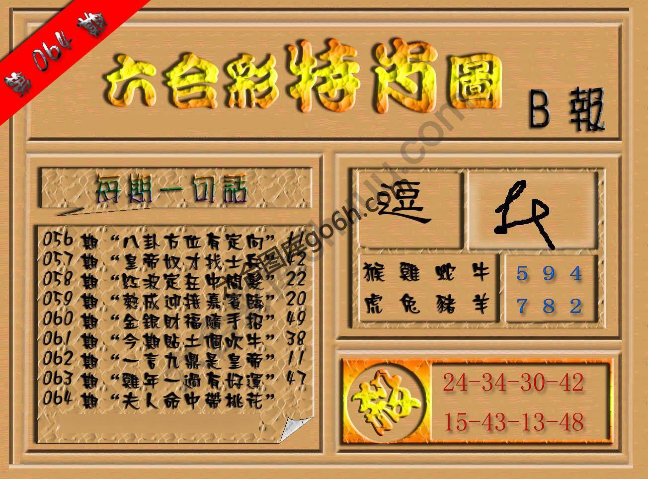 六合彩特肖图