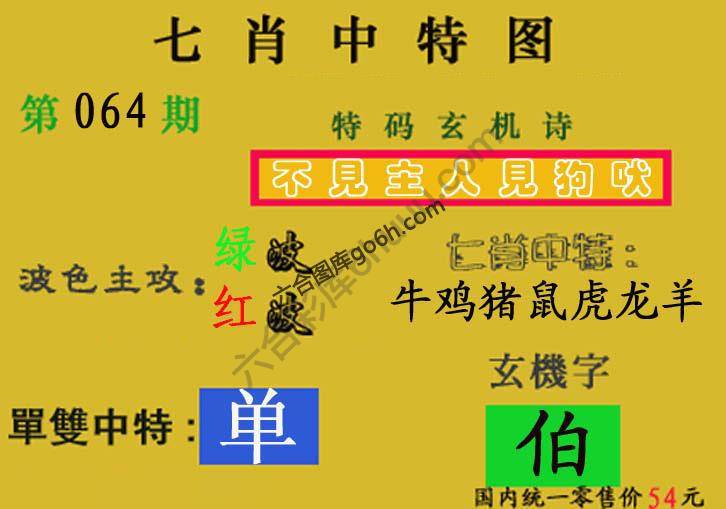 七肖中特图