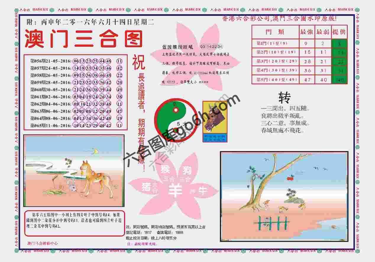 澳门三合图