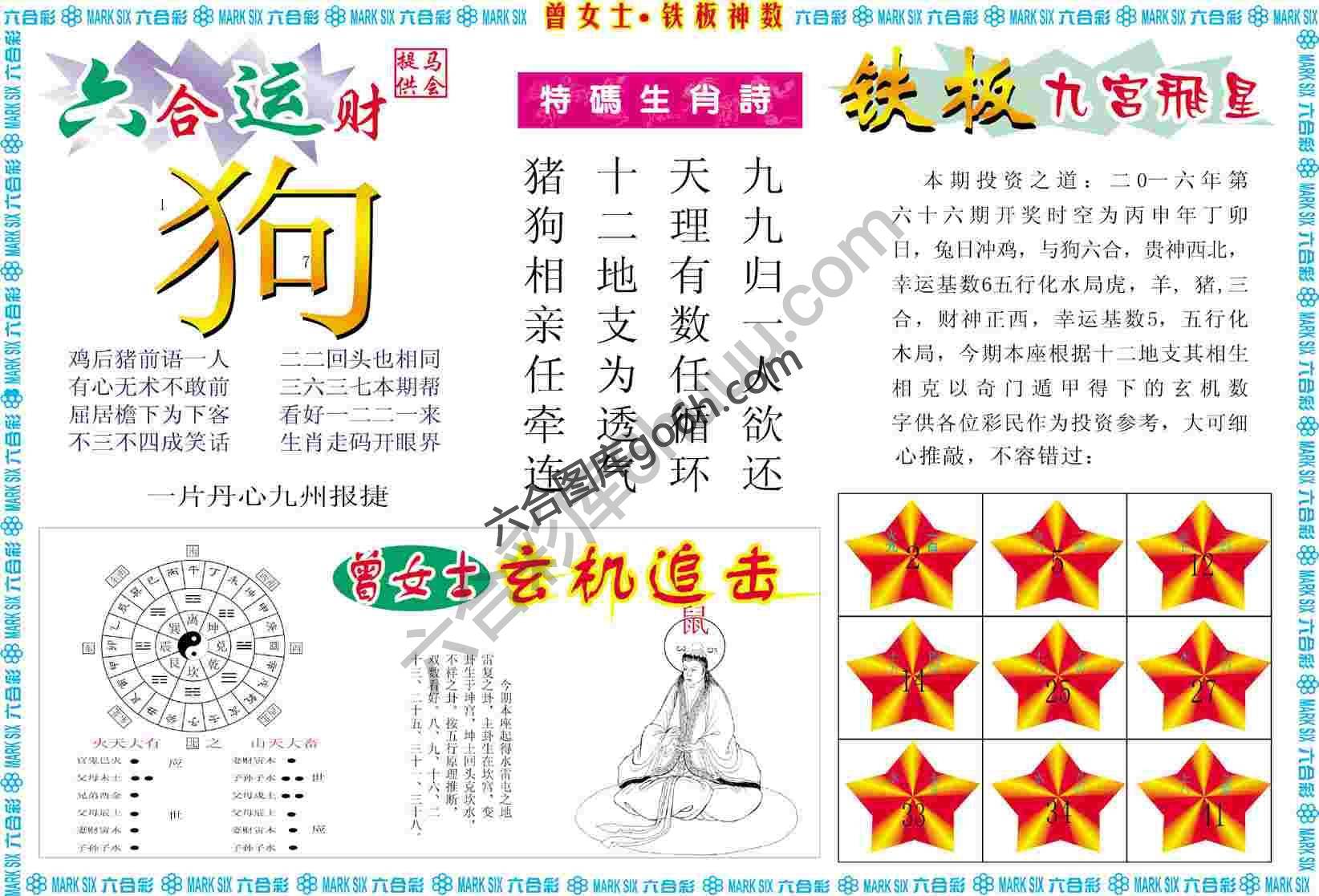 曾女士铁板神数