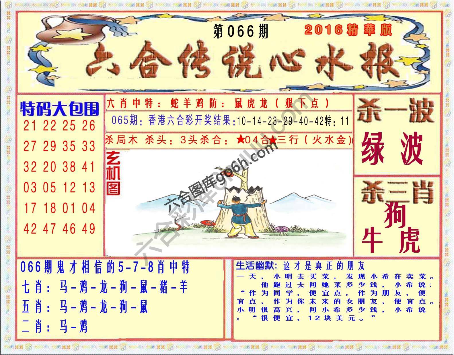 六合传说心水报