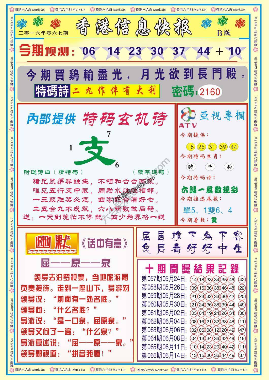 香港信息快报