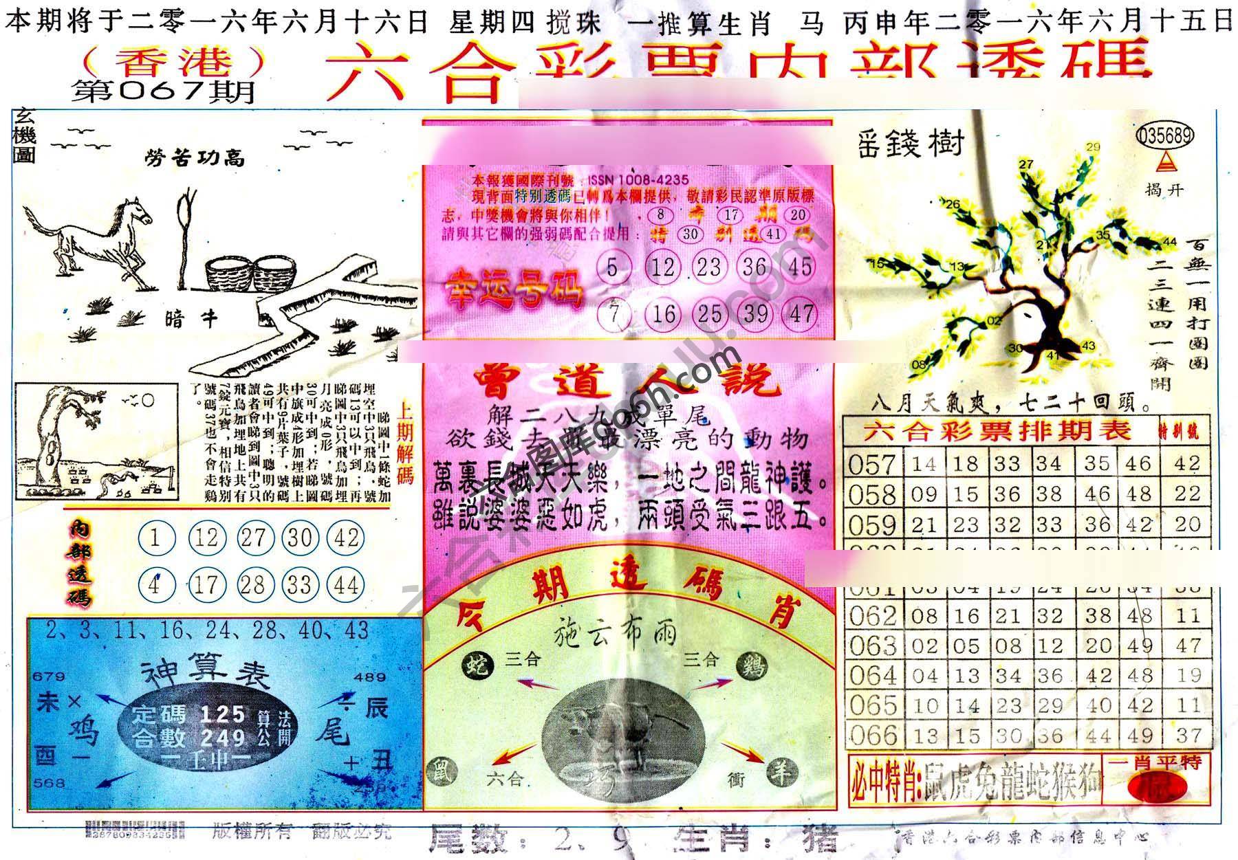 六合内部透码香港版