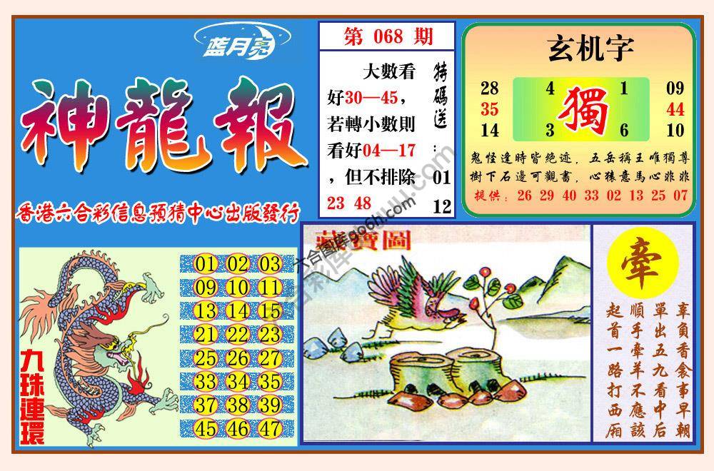 蓝月亮神龙报