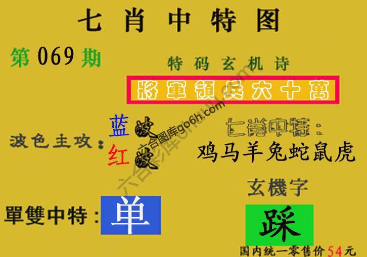 七肖中特图