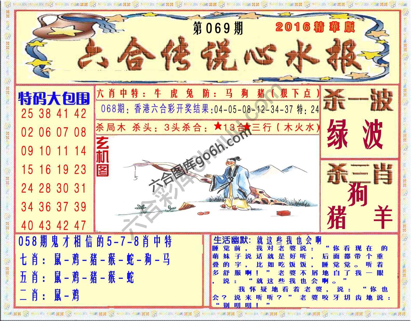 六合传说心水报