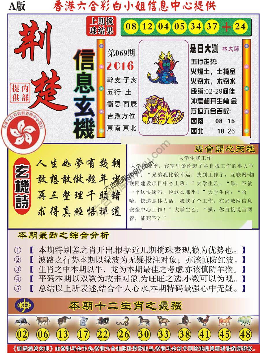 荆楚信息玄机