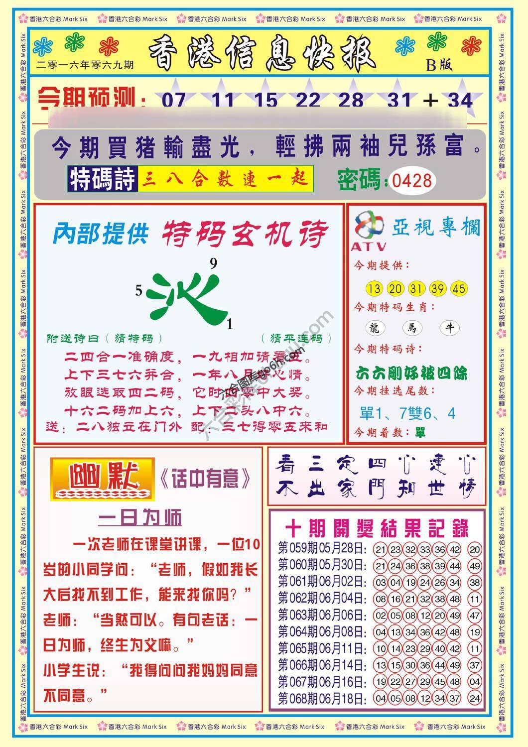 香港信息快报