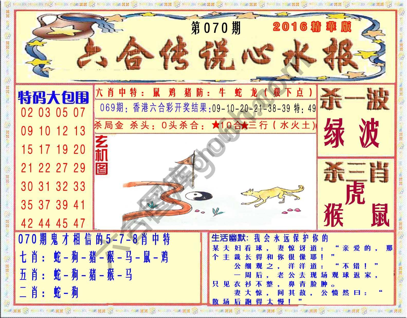 六合传说心水报