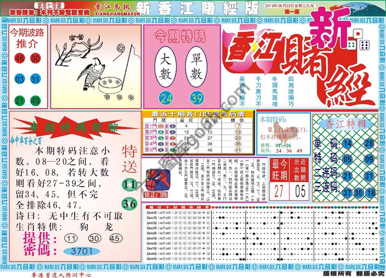 新香江赌经
