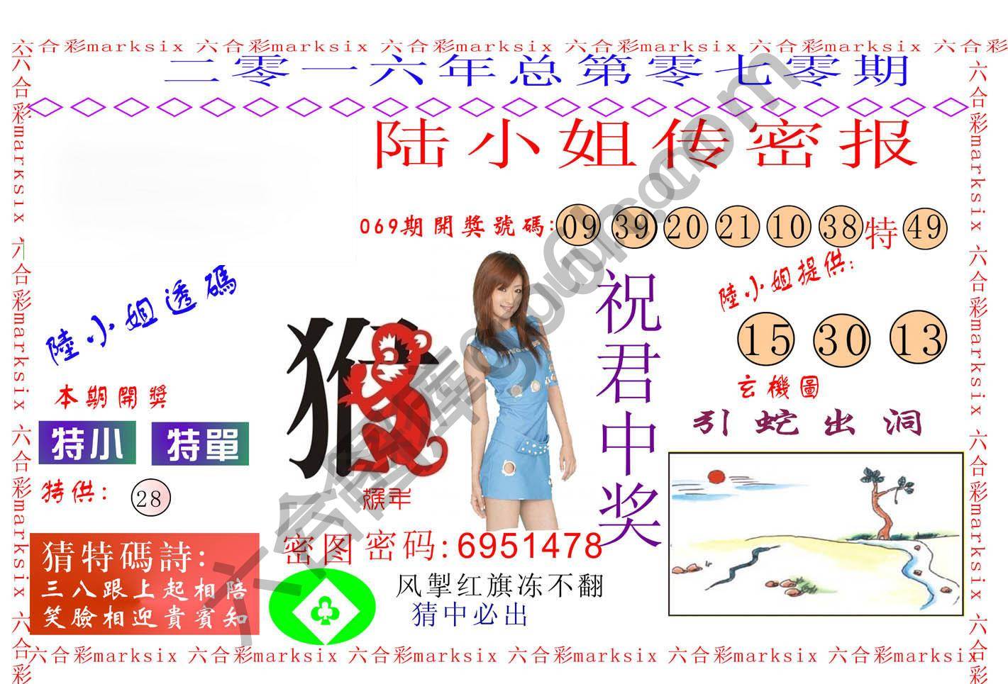 陆小姐传密
