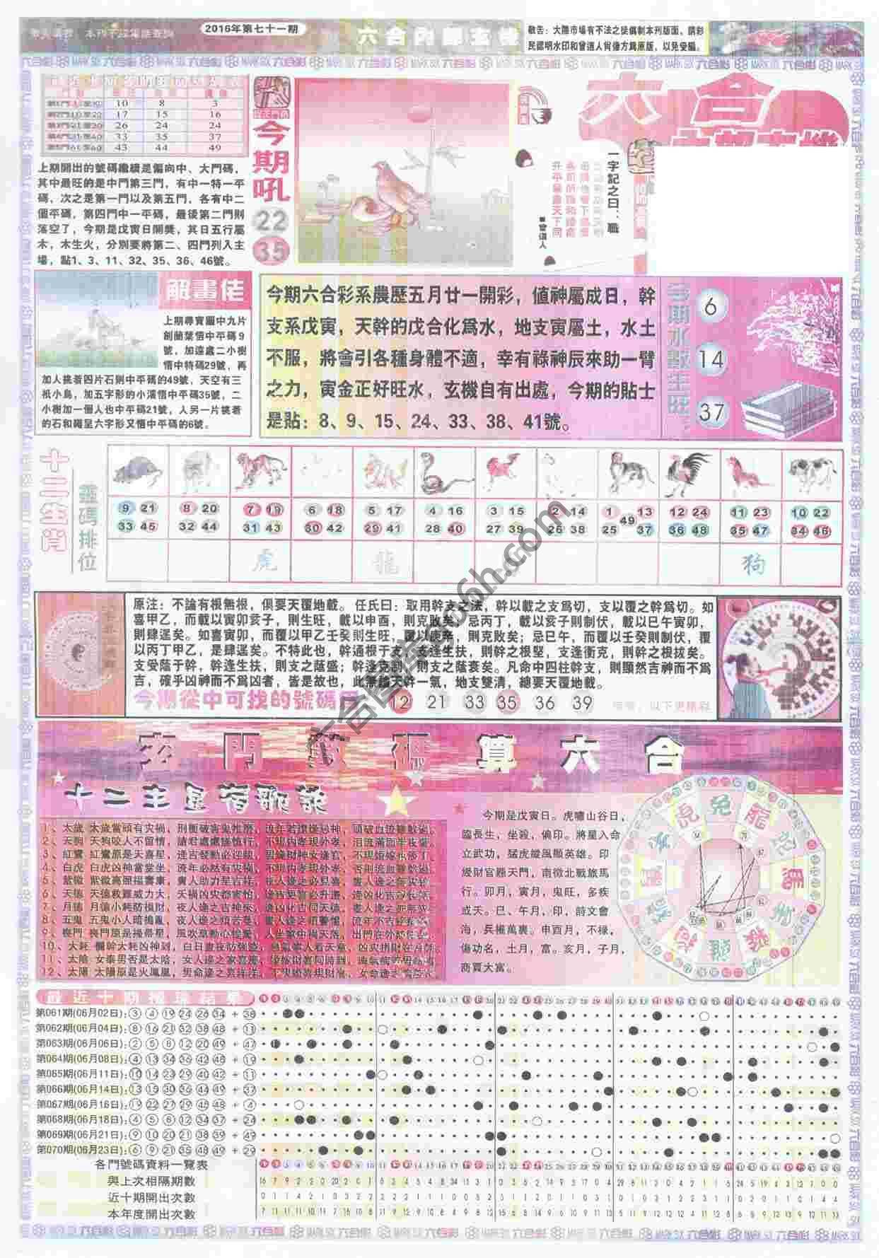 六合内部玄机