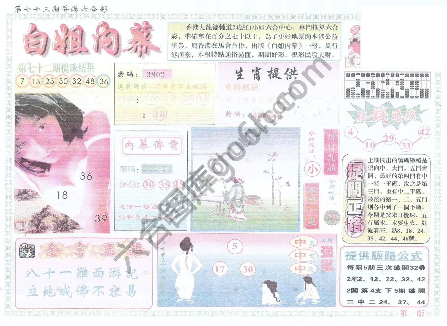 白姐内幕