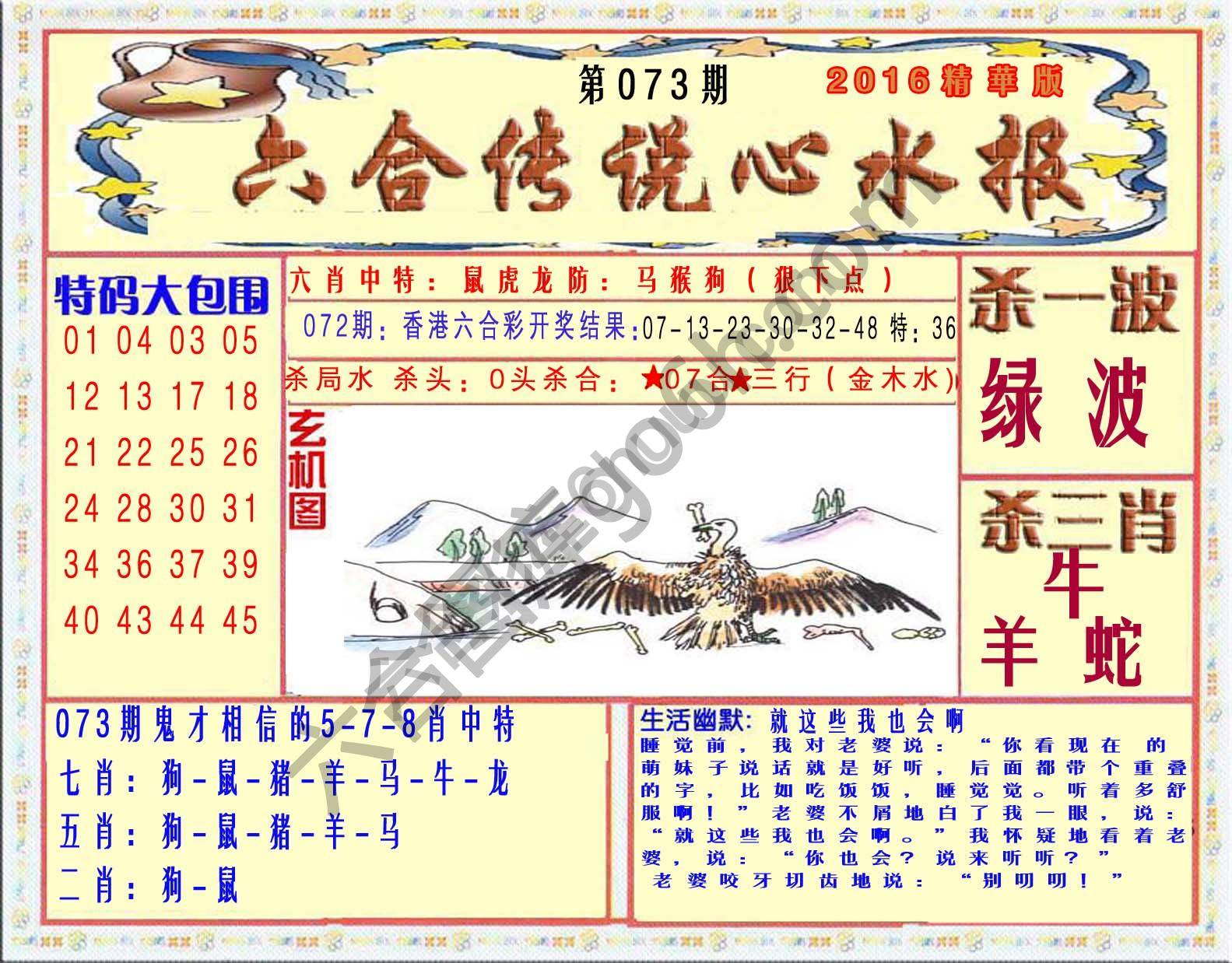 六合传说心水报