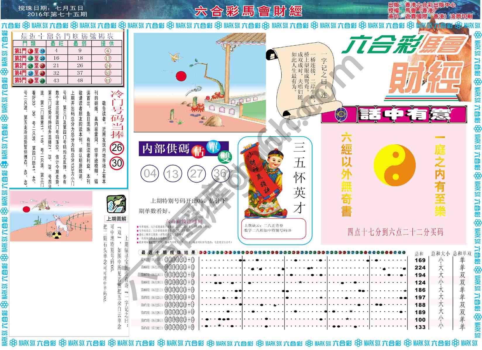 六合彩马会财经