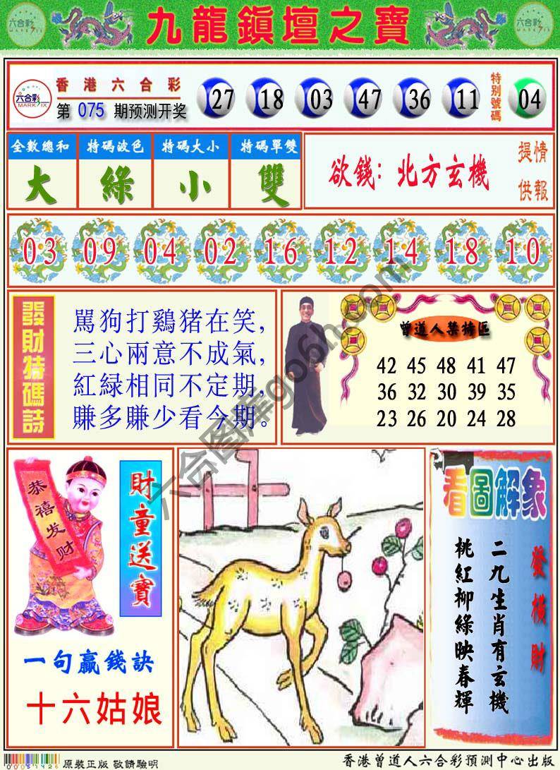 九龙挂牌解特码