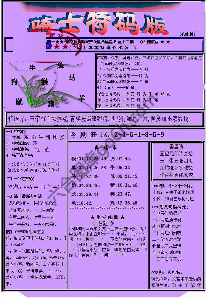 另类骑士特码版