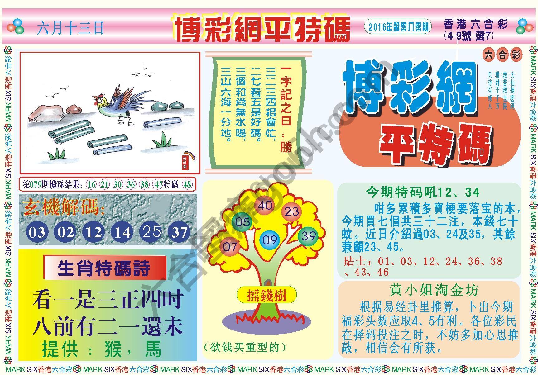 博彩网平特码